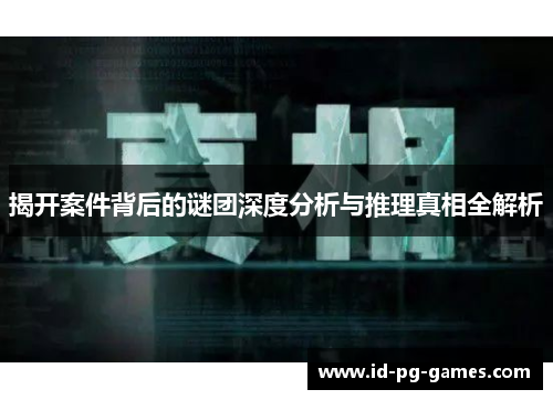 揭开案件背后的谜团深度分析与推理真相全解析